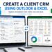 Create A Client CRM Using Outlook & Excel